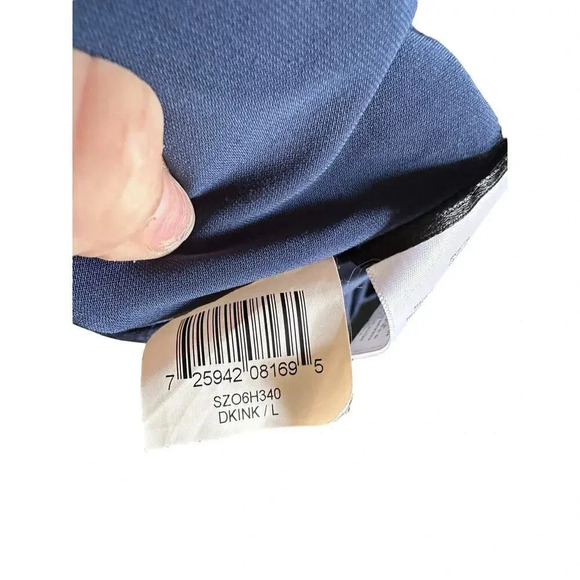 BCBGMAXAZRIA Women's black Long Sleeve Midi Ruffle Dress Size Large - Picture 6 of 8